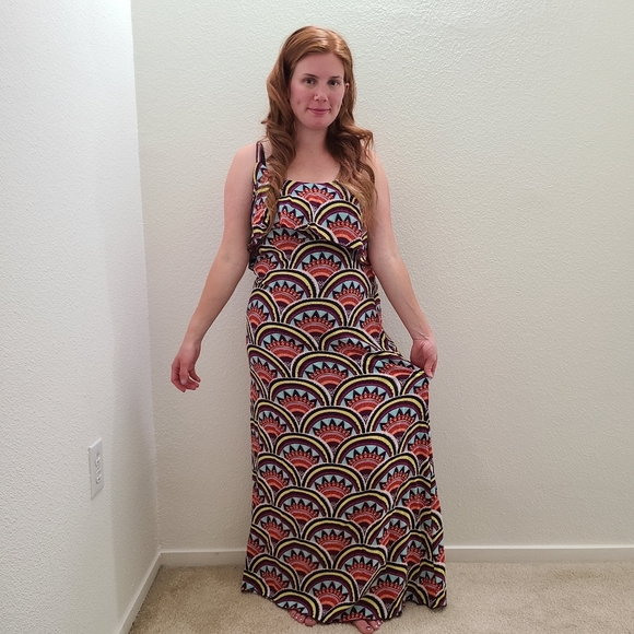 Xhilaration Beautiful Patterned Maxi Dress - Picture 13 of 16